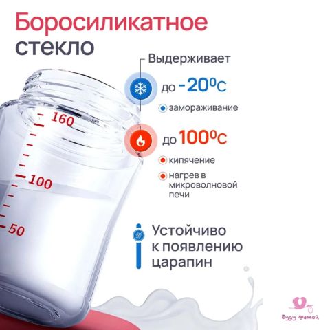 Стеклянная бутылочка для кормления Minitutu, 80 ml (0+)
