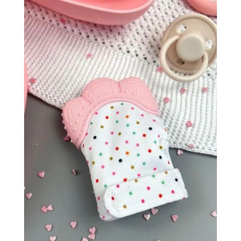 Прорезыватель для зубов Рукавичка. СВЕТЛО-РОЗОВЫЙ