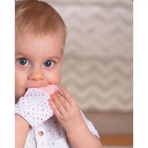 Прорезыватель для зубов Рукавичка. СВЕТЛО-РОЗОВЫЙ