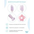 Щетки детские зубные массажер прорезыватель для десен FLOWER от ROXY-KIDS, 2 шт