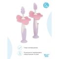 Щетки детские зубные массажер прорезыватель для десен FLOWER от ROXY-KIDS, 2 шт